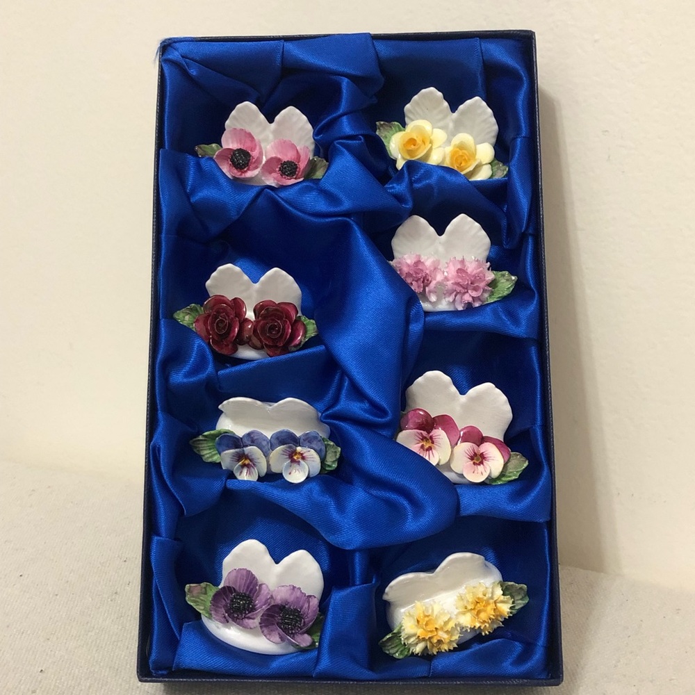 Aynsley China Place Card Holders Elegant Old Money Events